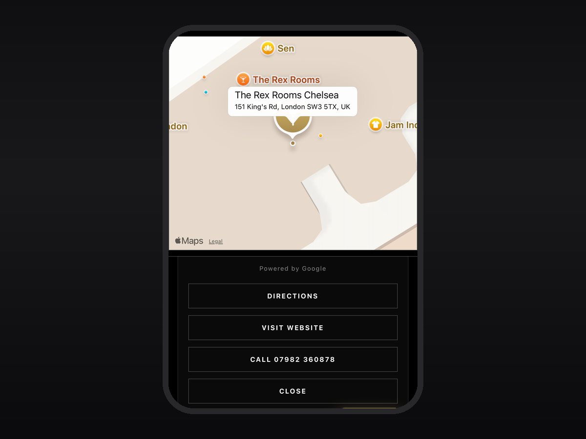 The Places and deals at venues screen in the FMC app